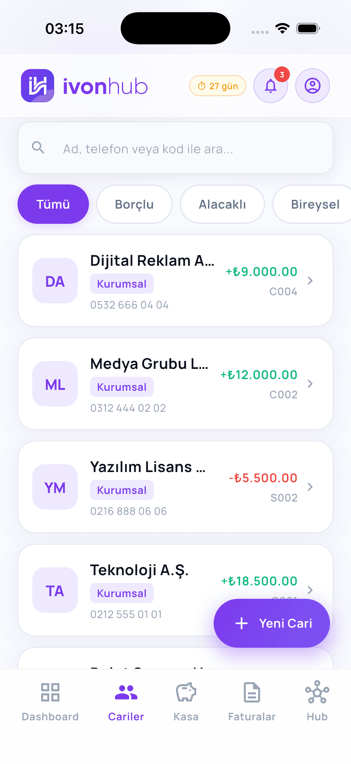 Cari Hesaplar